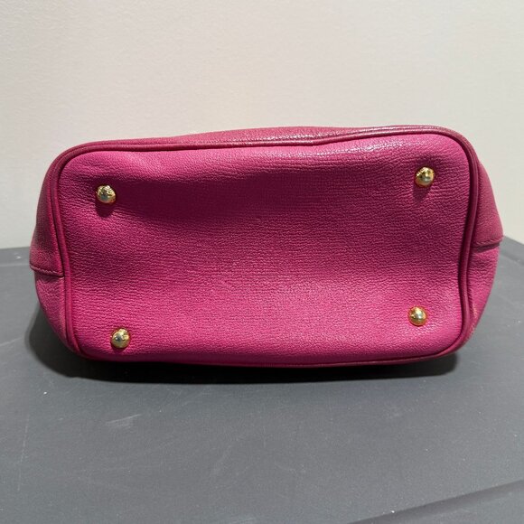 Miu Miu Madras Pink Leather Top Handle Bag - Picture 6 of 11